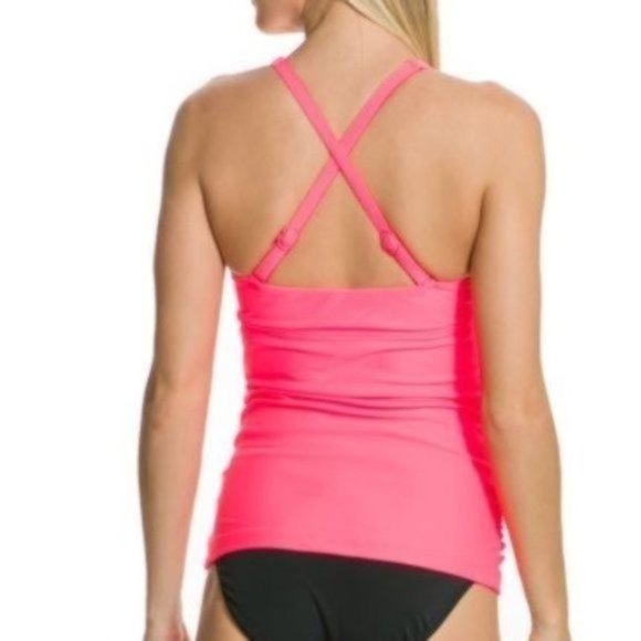 Seafolly SINGLET DD Cup Halter Tankini Top 6 - Picture 3 of 14